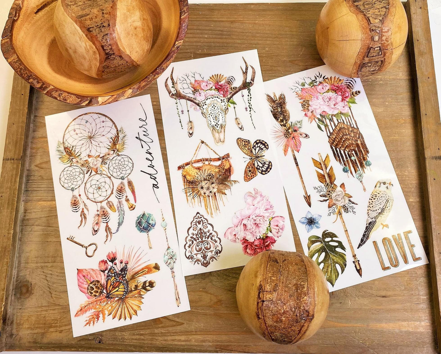 Mini Decor Transfers® - Bohemian Solstice | 6"x12"-3 sheets | Redesign with Prima
