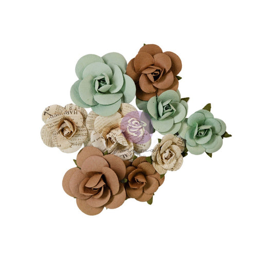Nature Academia Collection Flowers - Forest Shades, 9 pcs | Three Girls Tale | Prima Marketing Inc