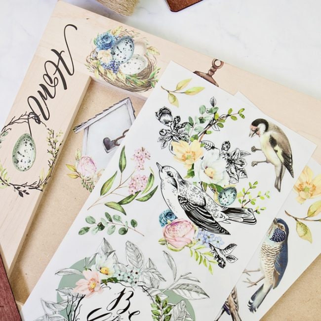 Mini Decor Transfers® - Garden Marvels | 6"x12"-3 sheets | Redesign with Prima