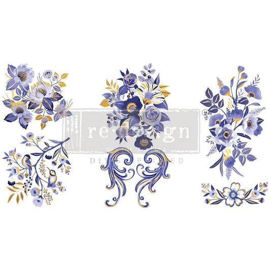 Mini Decor Transfers® - Juliet | 6"x12"-3 sheets | Redesign with Prima