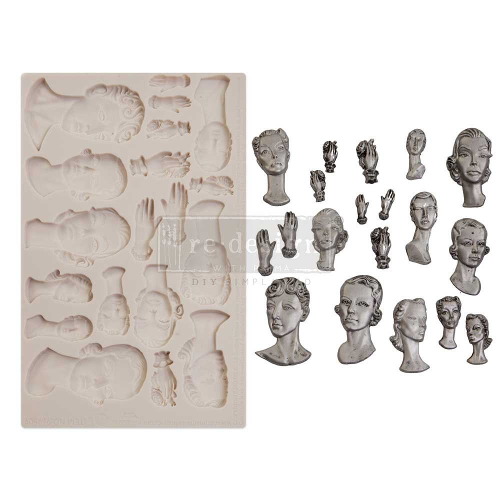 Decor Mould® - Fashion Icons | Finnabair | 5”x8”x8mm | Redesign with Prima