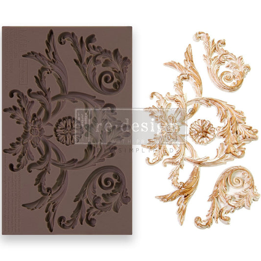 Decor Mould® - Majestic Flourish | Kacha | 5″X8″X8mm | Redesign with Prima