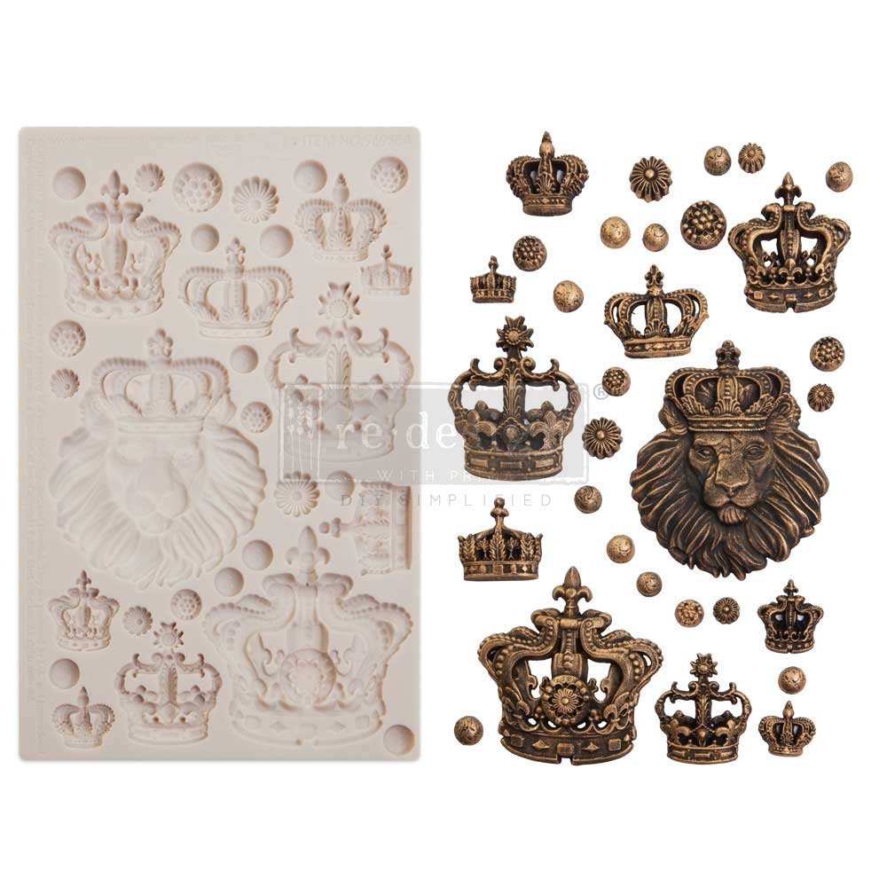 Decor Mould® - Regalia Decor | Finnabair | Measures 5”x8”x8mm | Redesign with Prima