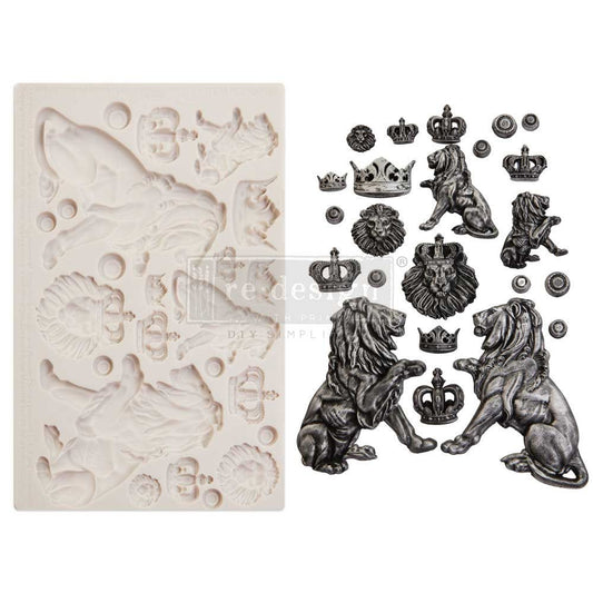 Decor Mould® - Regal Lion | Finnabair | 5”x8”x8mm | Redesign with Prima