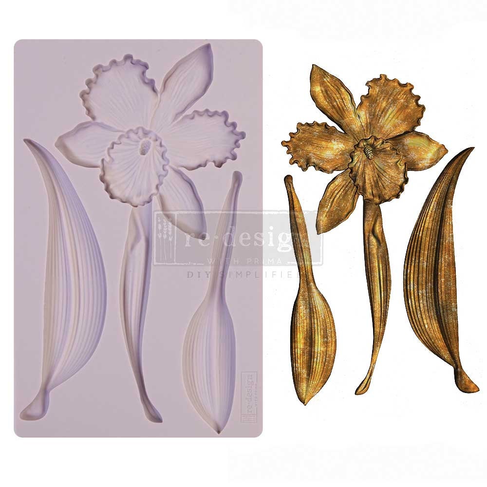Decor Mould® - Wildflower | 5”x8”x8mm | Redesign with Prima
