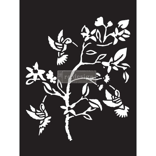 Decor Stencil - Hummingbird | 1 pc-9”x12” | Redesign with Prima