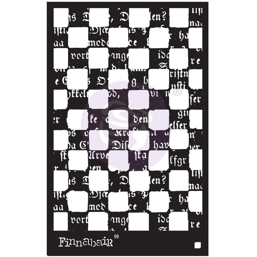 Decor Stencil - Mind Games | Finnabair | 1 pc-6”x9” | Redesign with Prima