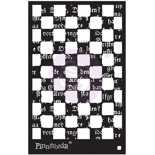 Decor Stencil - Mind Games | Finnabair | 1 pc-6”x9” | Redesign with Prima