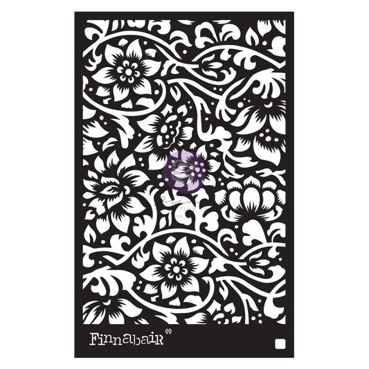 Decor Stencil - Bindweed Wallpaper | Finnabair | 1 pc-6”x9” | Redesign with Prima