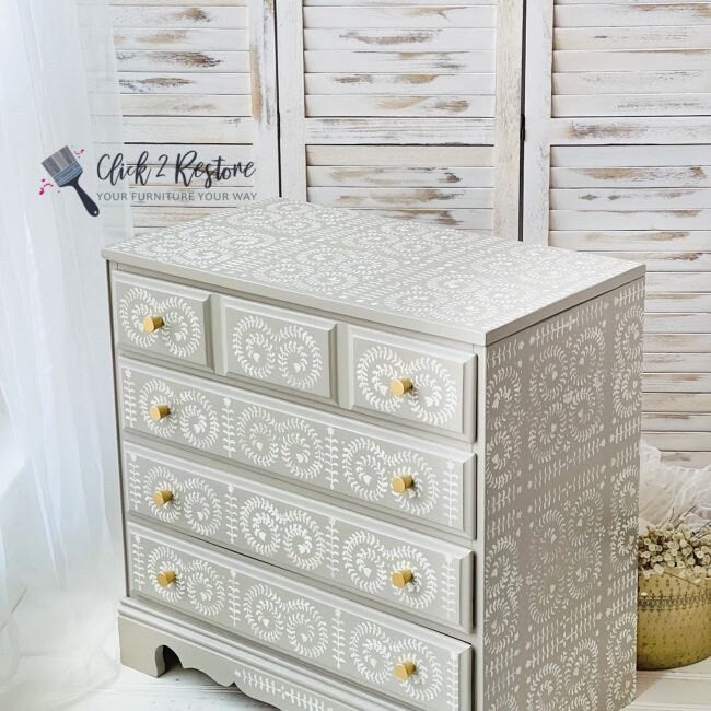Decor Stencil - Elegant Vine | 1 pc-9”x13.5” | Redesign with Prima