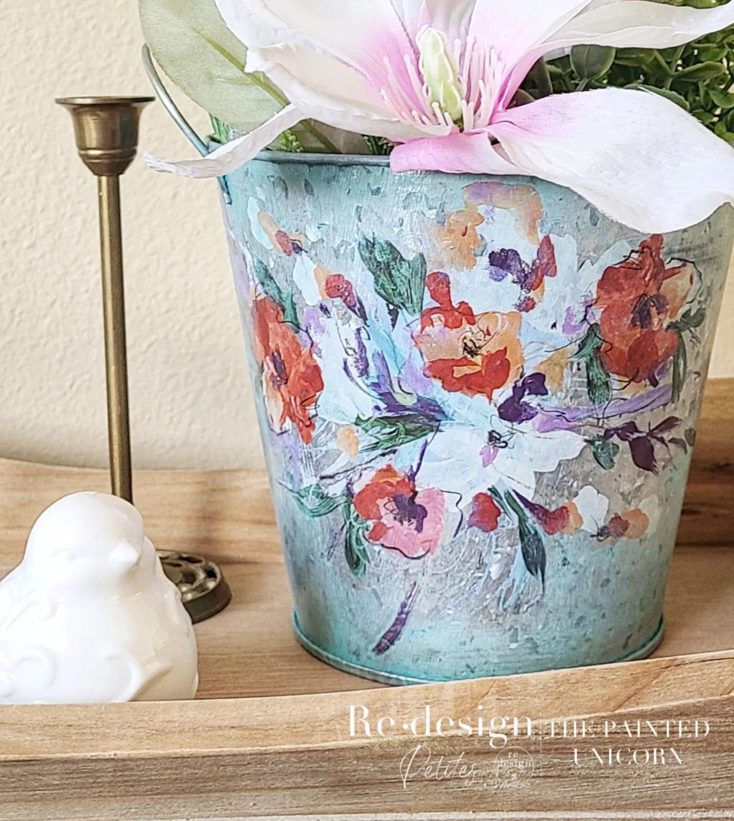 H2O Transfer - Brilliant Blooms | 8.5"x11" | Redesign with Prima
