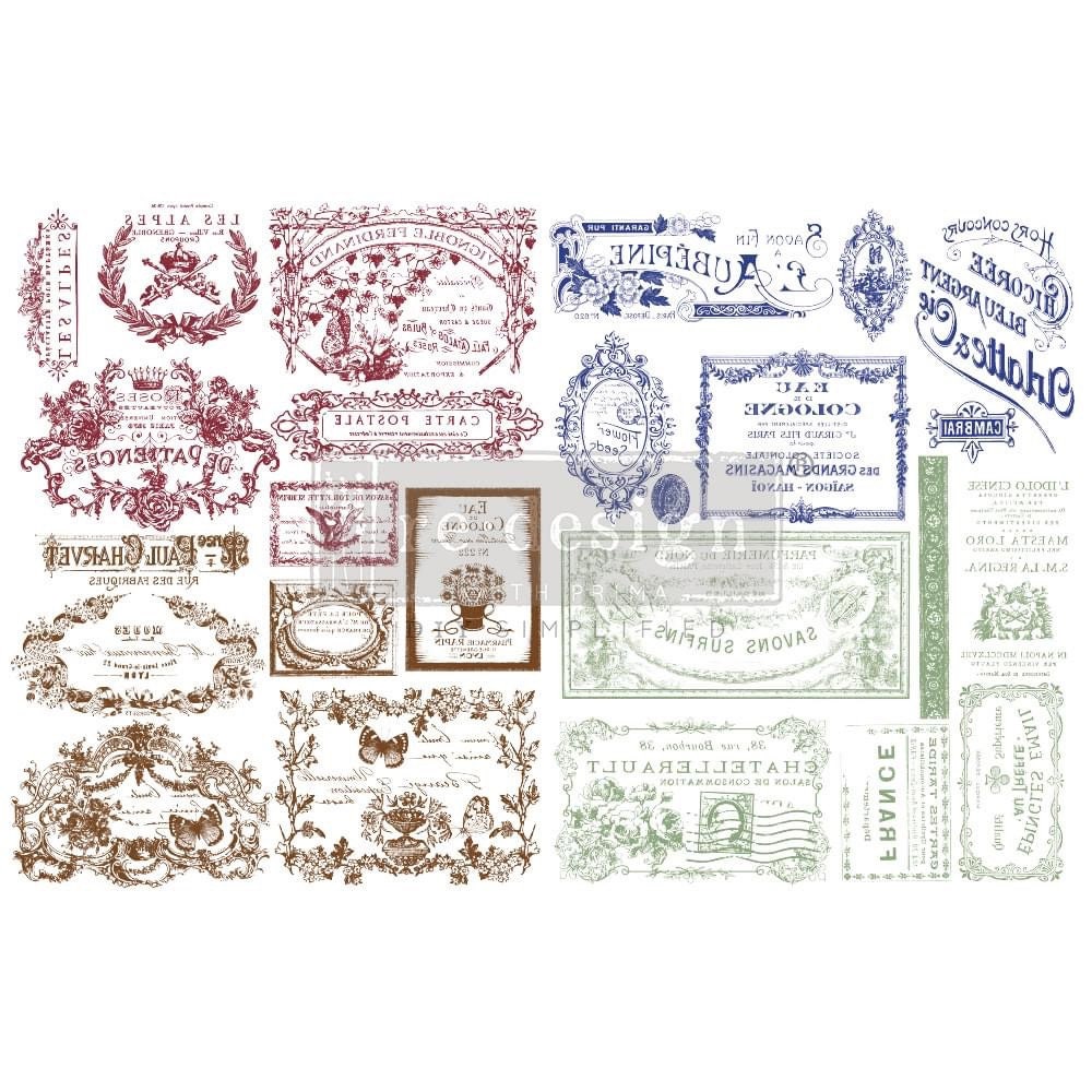 H2O Transfer - Just Labels | 8.5"x11" | Redesign with Prima