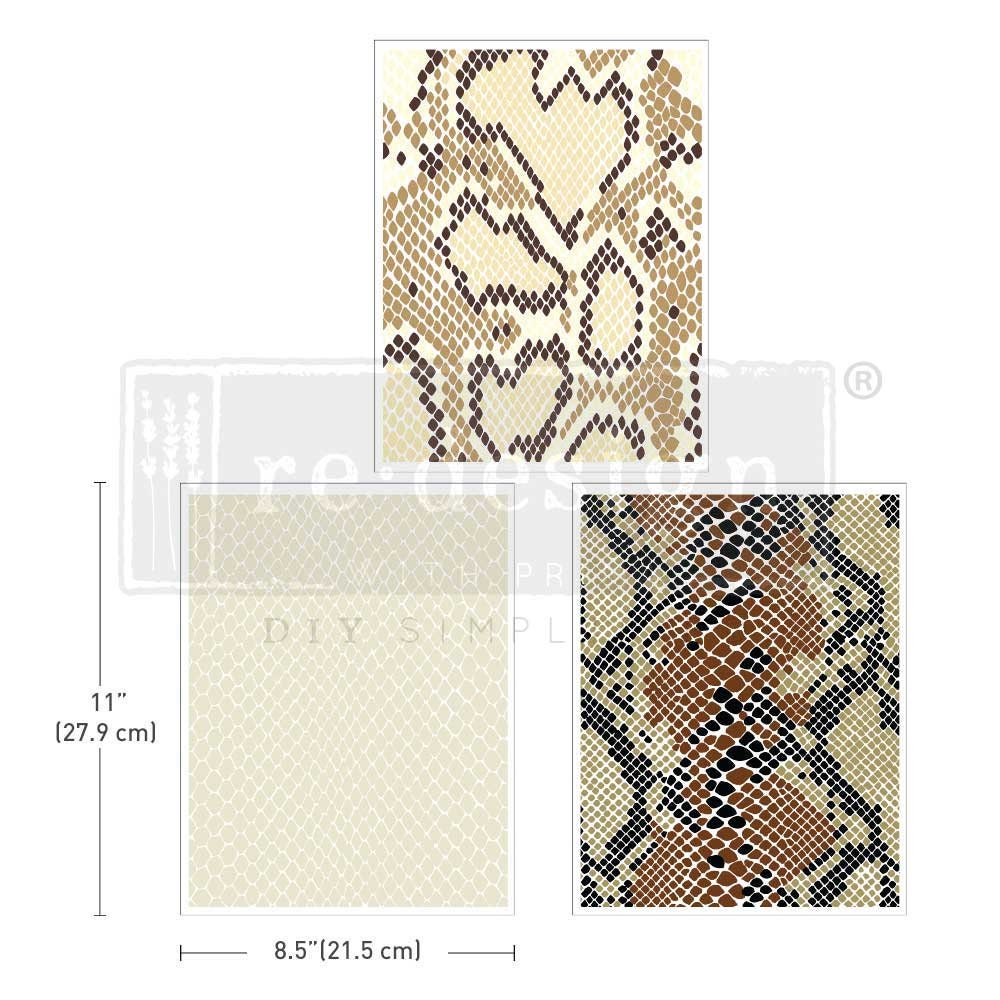 Middy Decor Transfers® - Wild Textures | 3 sheets, 8.5x11” | Redesign with Prima