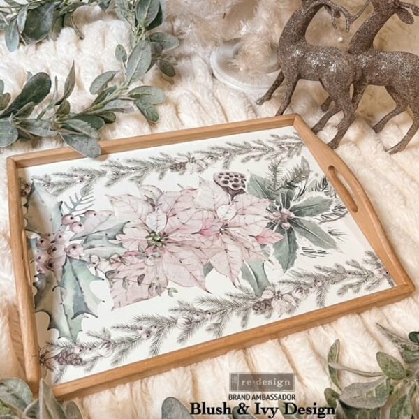 Large Decor Transfers® - Evergreen Florals | Reduced Price | 3 pc, 24”x30” | Redesign with Prima