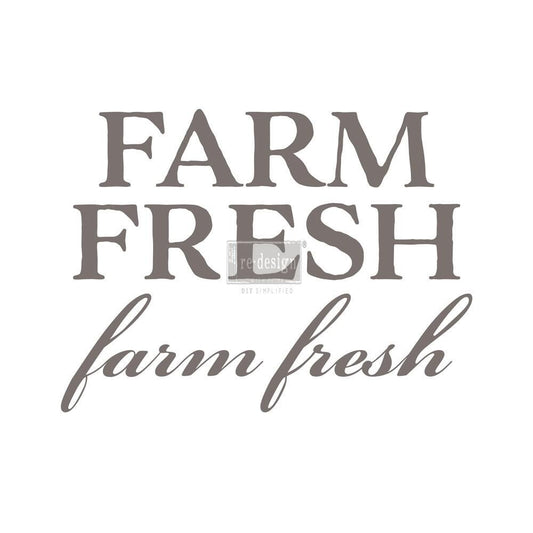 Large Decor Transfers® - Farm Fresh | Reduced Price | 8″X 28″ | Redesign with Prima