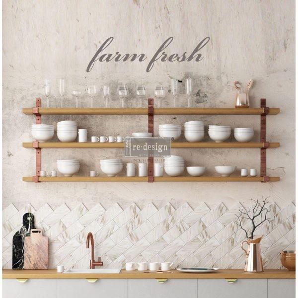 Large Decor Transfers® - Farm Fresh | Reduced Price | 8″X 28″ | Redesign with Prima