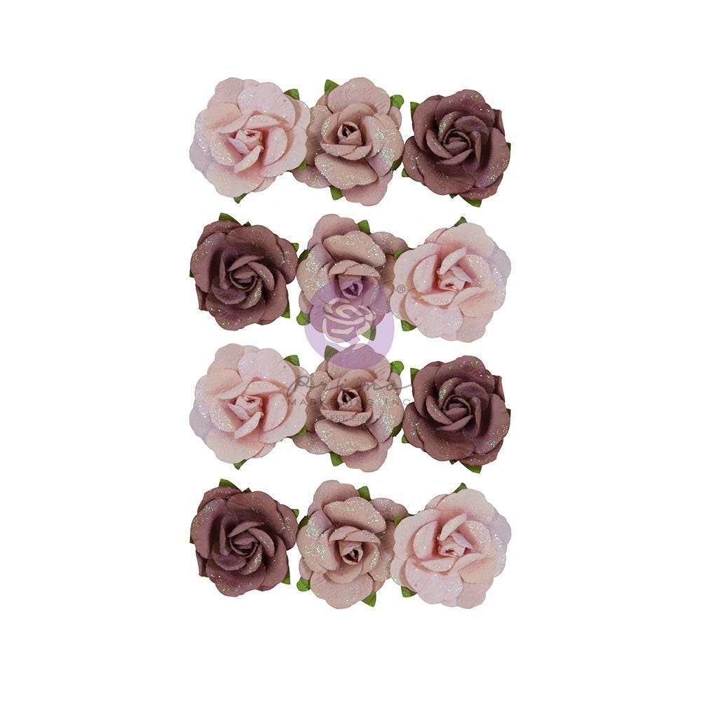 Lost in Wonderland Collection Flowers - Magical Land, 12 pcs | Three Girls Tale | Prima Marketing Inc