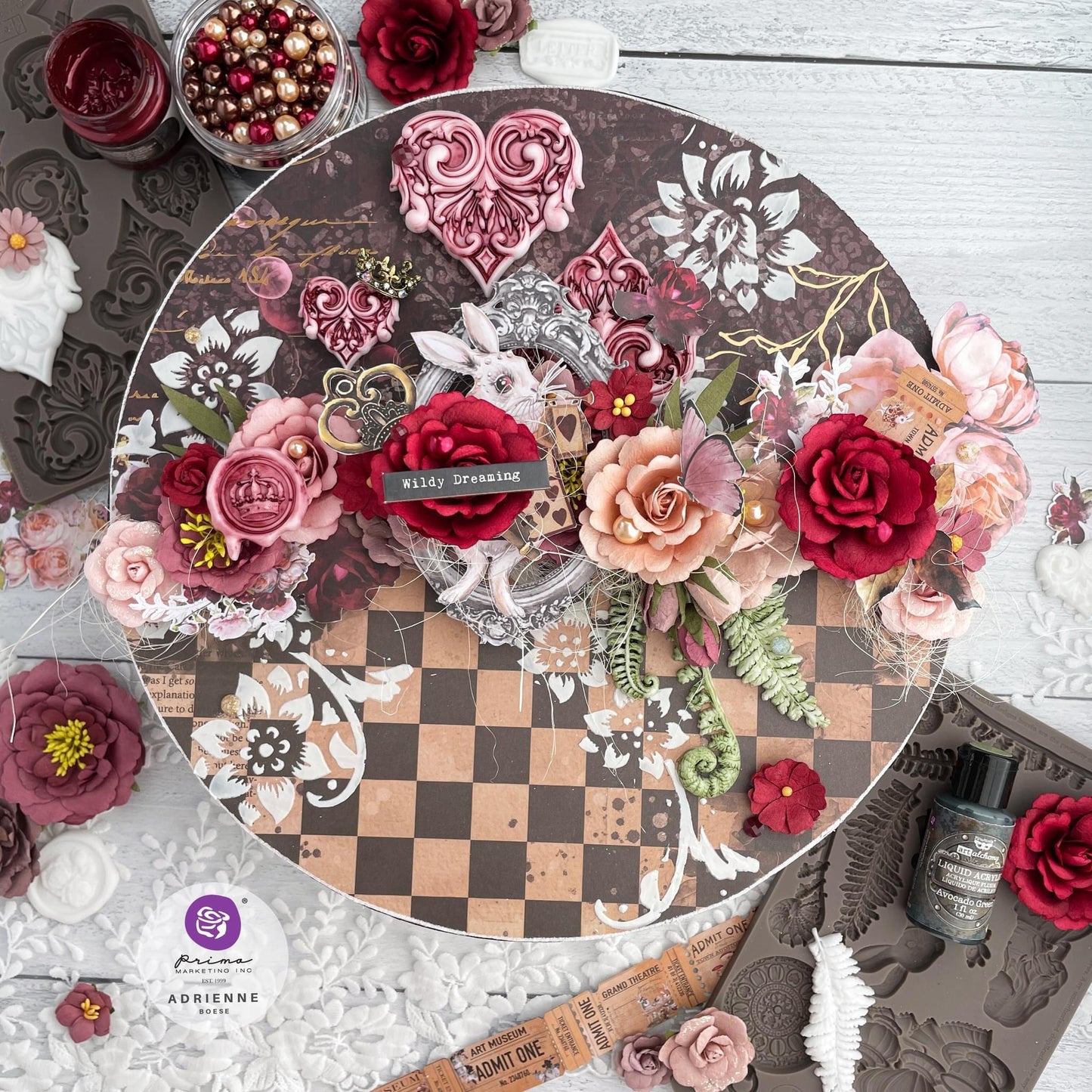 Lost in Wonderland Collection Flowers - Mystic Wildflowers, 9 pcs | Prima Marketing Inc.