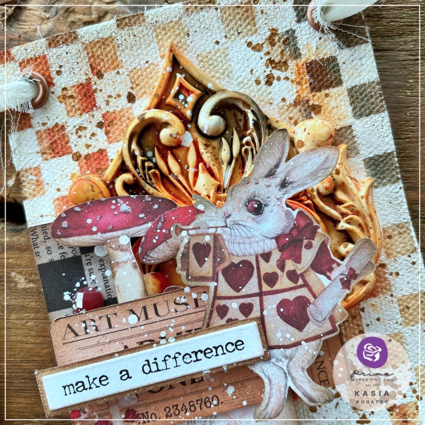 Lost in Wonderland Decor Mould® - Deck of Cards | 5”x8” | Three Girls Tale |Prima Marketing Inc
