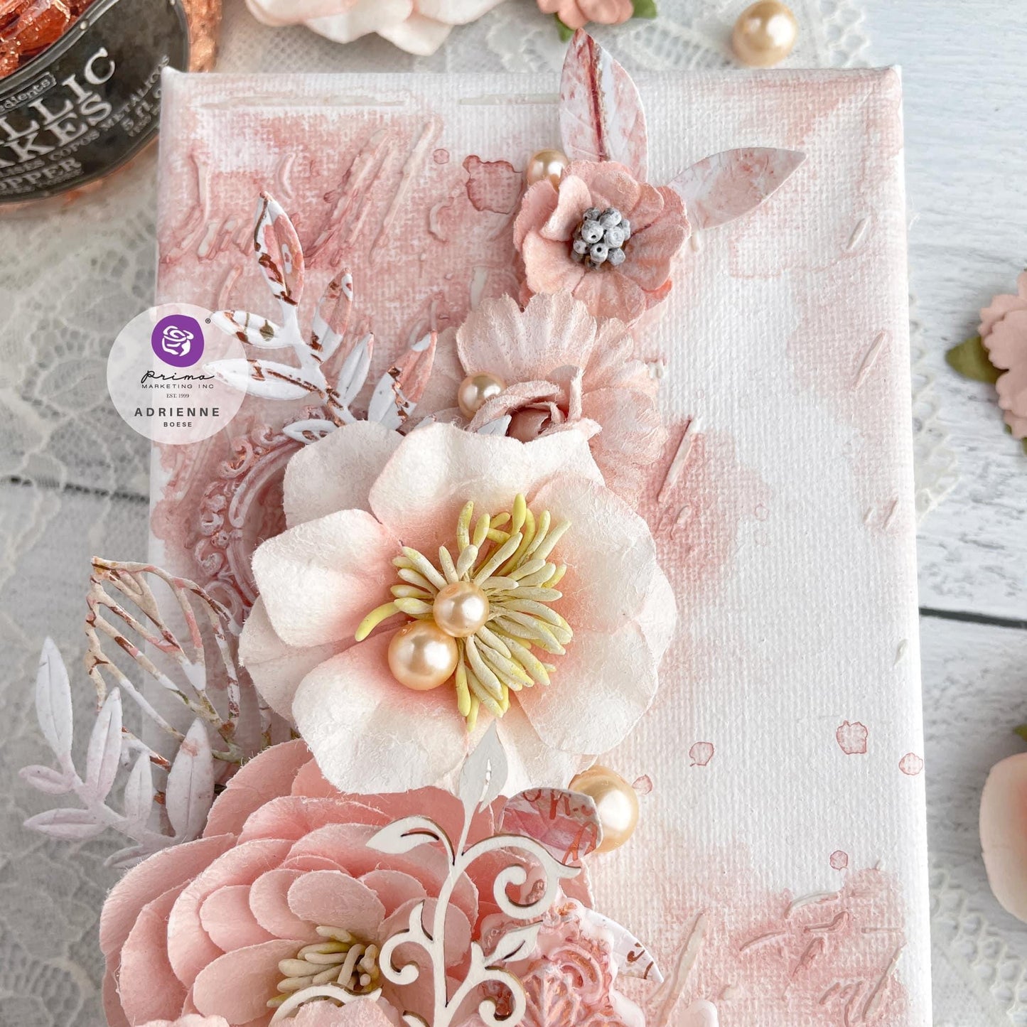 Bohemian Heart Collection Flowers - Wild at Heart, 12 pcs | Prima Marketing Inc.