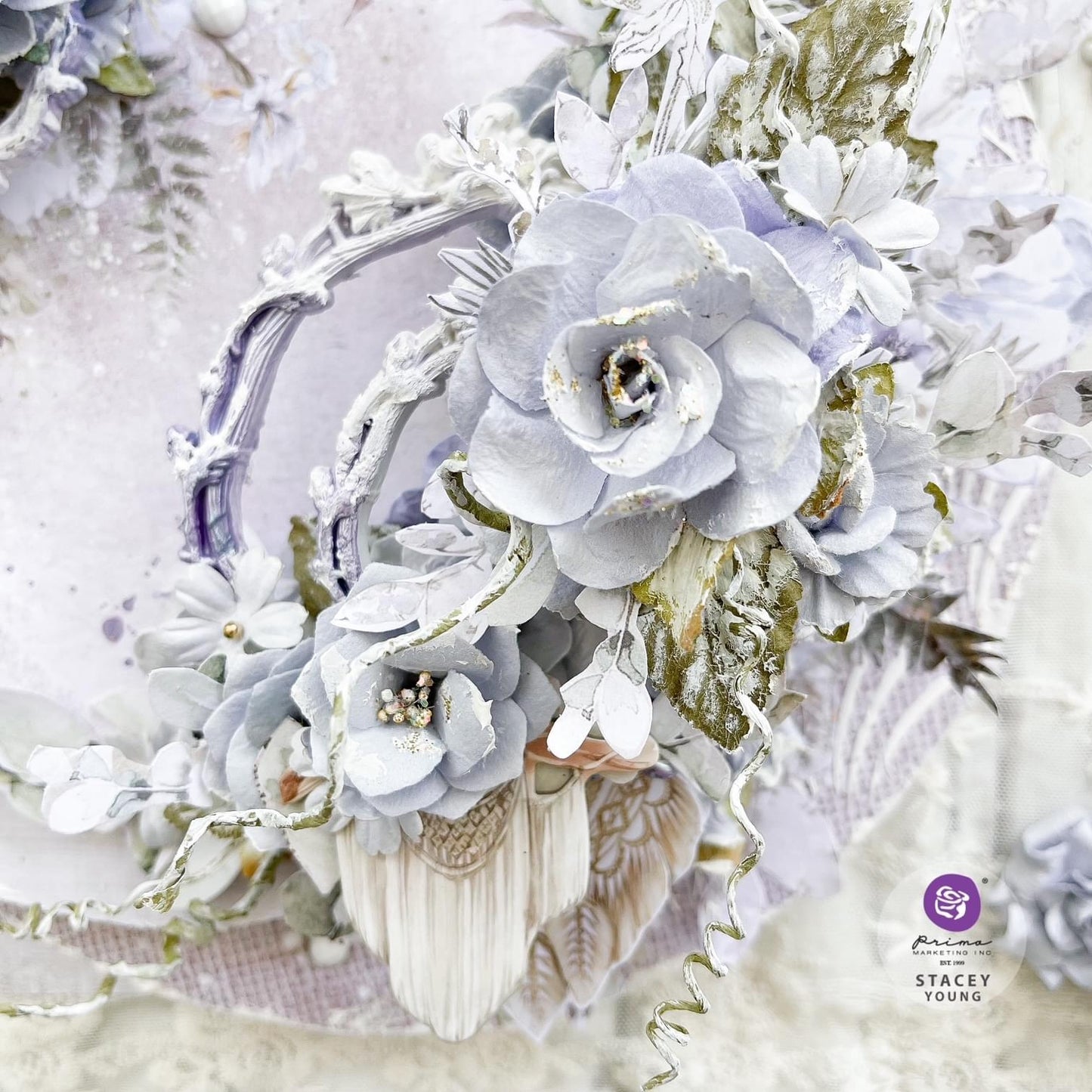 Bohemian Heart Collection Flowers - Wild at Heart, 12 pcs | Prima Marketing Inc.