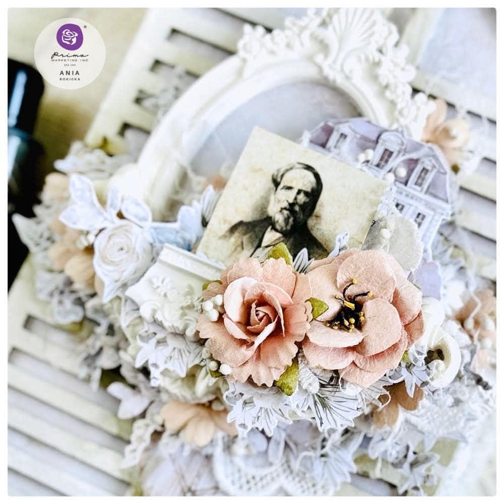 Bohemian Heart Collection Paper Pad | 6”x6”, 26 sheets | Prima Marketing Inc.