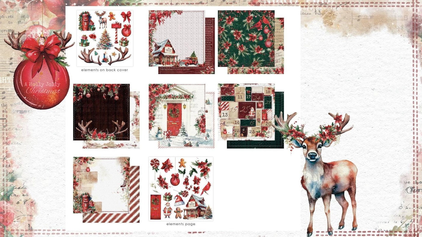 Christmas Chipboard Tags | 18 pcs | Prima Marketing, Inc