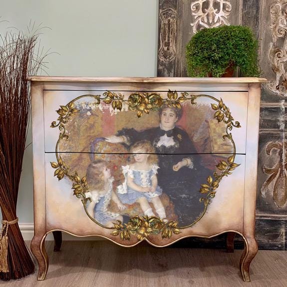 A1 Decoupage Fiber - Family Moment | 23.4”x33.1” | Redesign with Prima