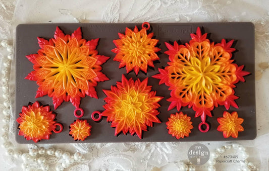 Decor Mould® - Papercraft Charms | 5”x10”x8mm | Redesign with Prima