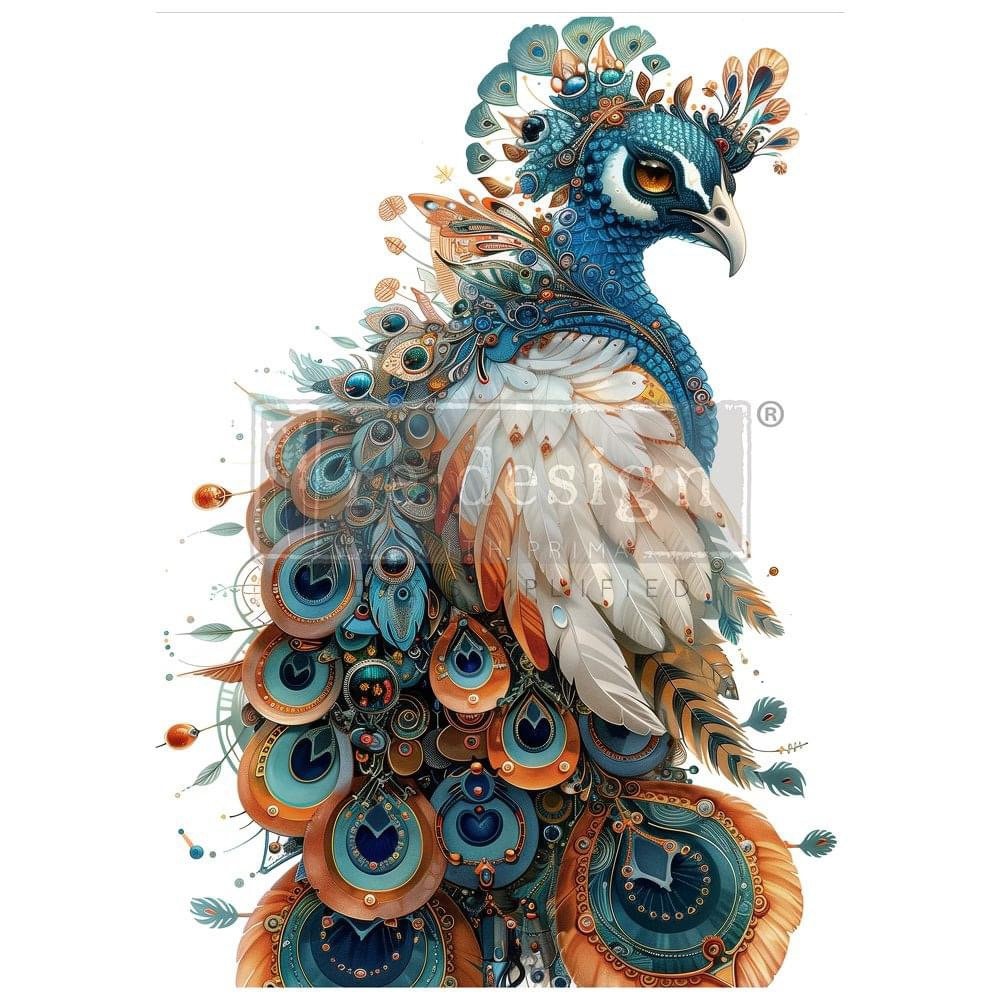 A1 Decoupage Fiber - Steamwing Majesty | 23.4 x 33.1” | Redesign with Prima