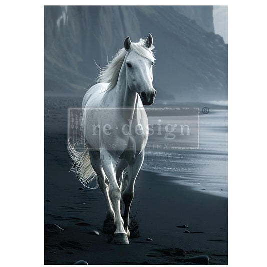 A1 Decoupage Fiber - Seashore Sprinter | 23.4”x33.1” | Redesign with Prima