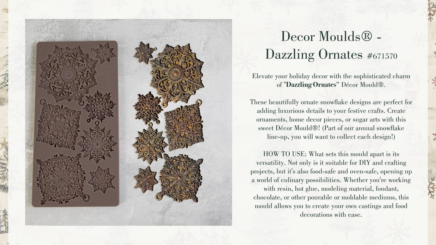 Decor Mould® - Dazzling Ornates | 5”x10”x8mm | Redesign with Prima