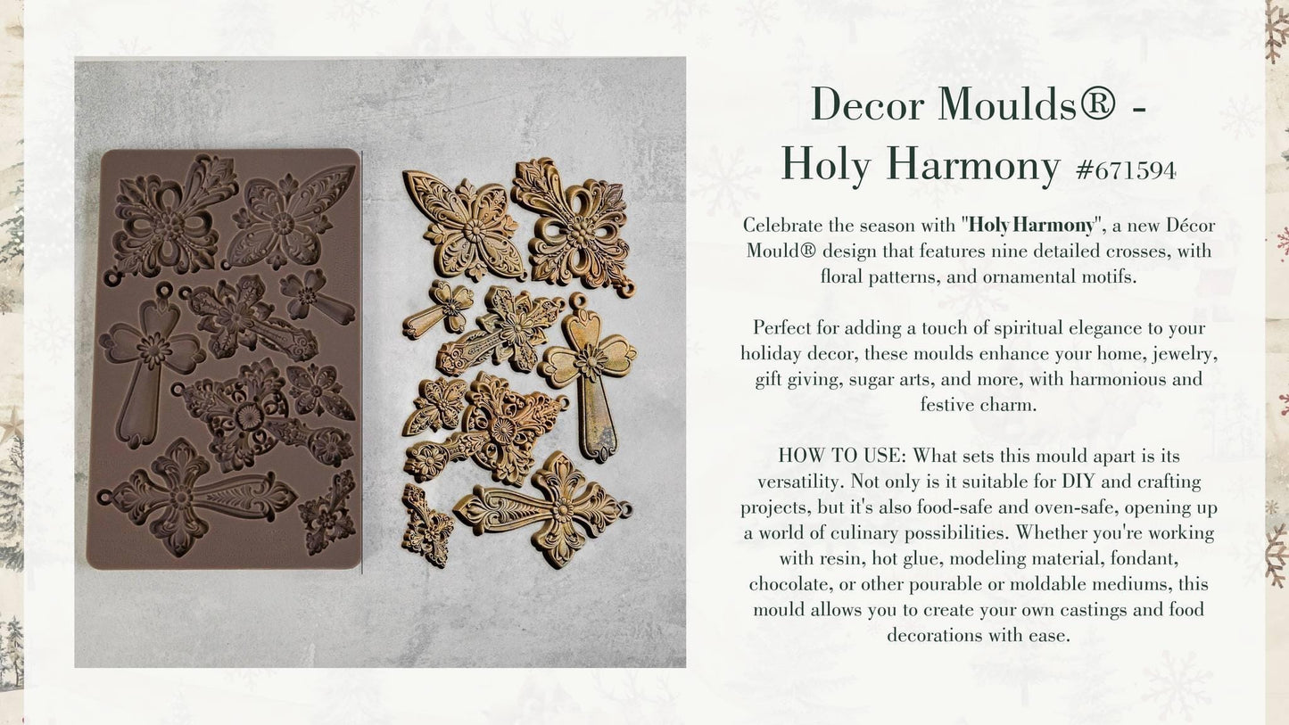 Decor Mould® - Holy Harmony| 5”x8”x8mm | Redesign with Prima