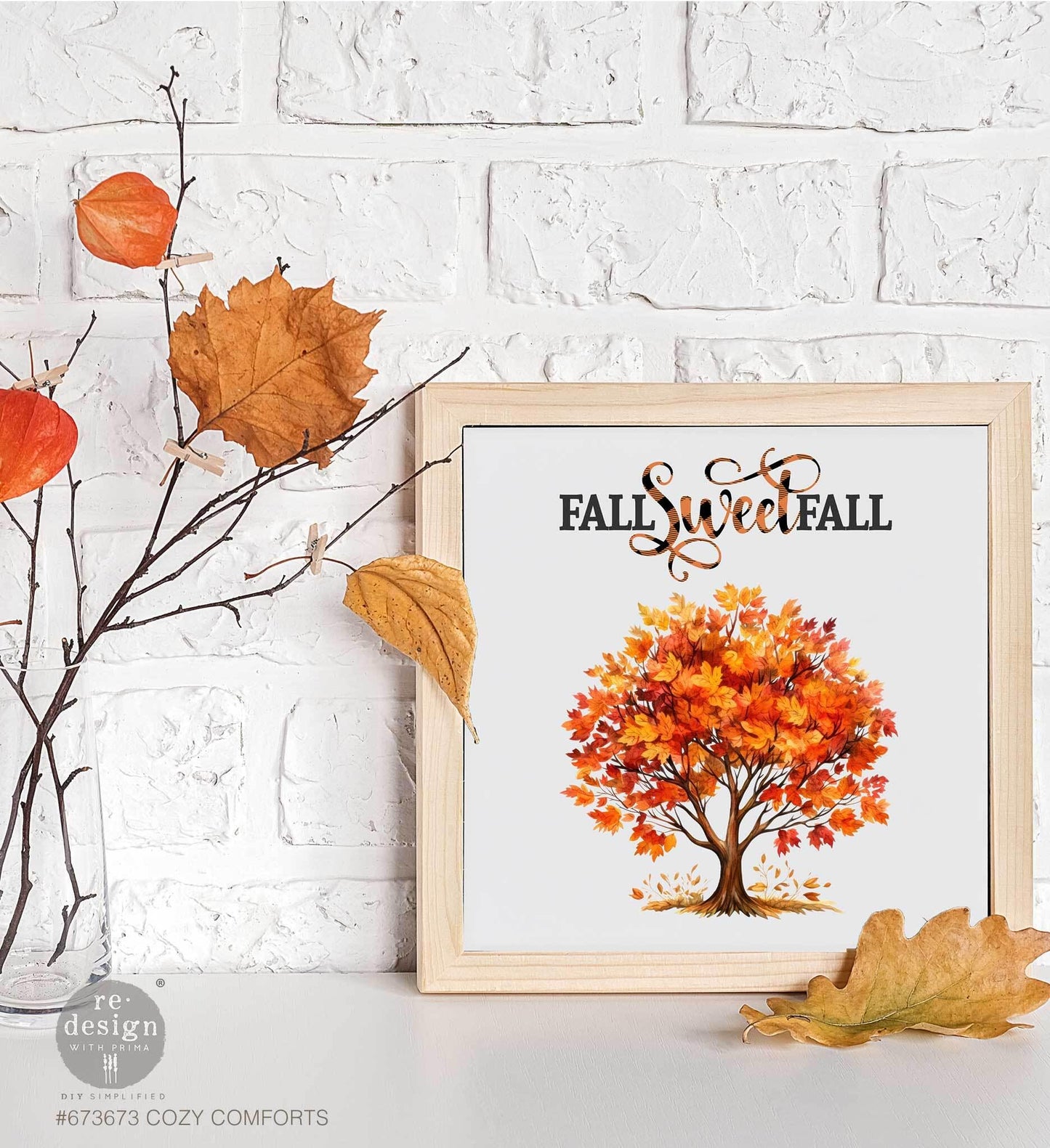 Mini Decor Transfers® - Cozy Comforts | 6"x12"-3 sheets | Redesign with Prima