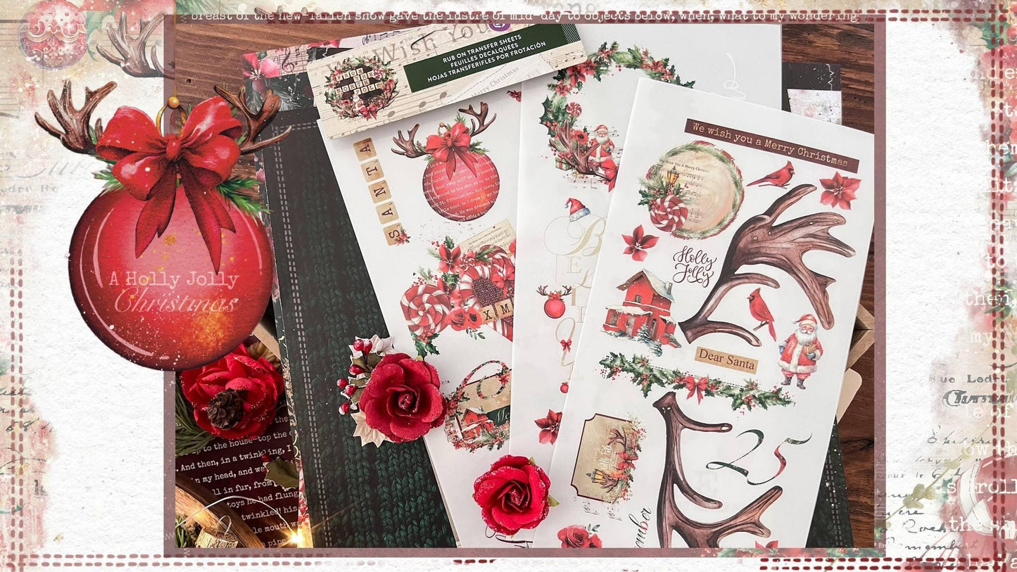 From the North Pole Mini Transfer | 3 sheets, 6”x12” | Prima Marketing Inc.