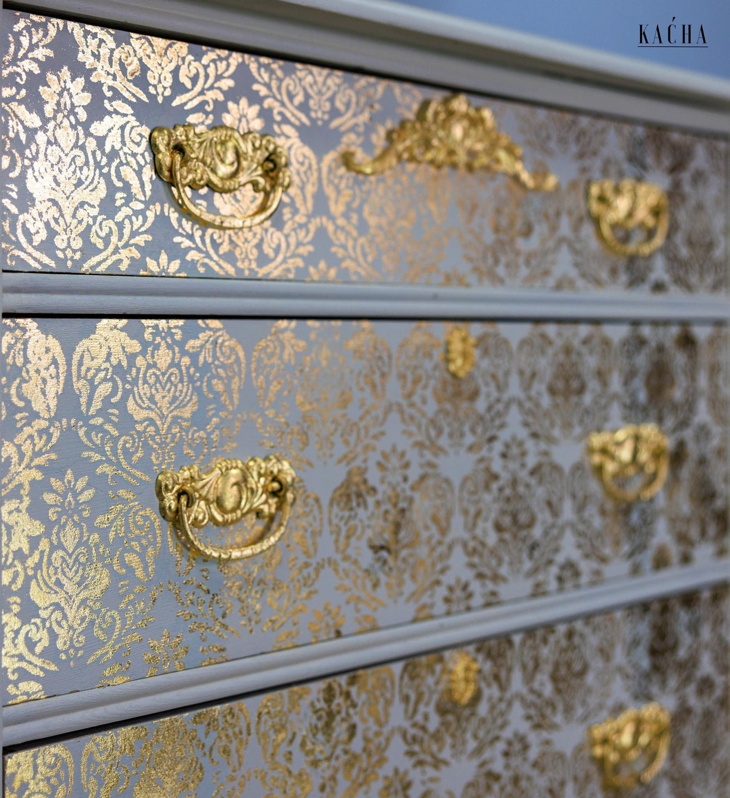 Imitation Gold Leaf | Kacha | 1 pkg, 5.5”x5.5”x25 sheets| Redesign with Prima