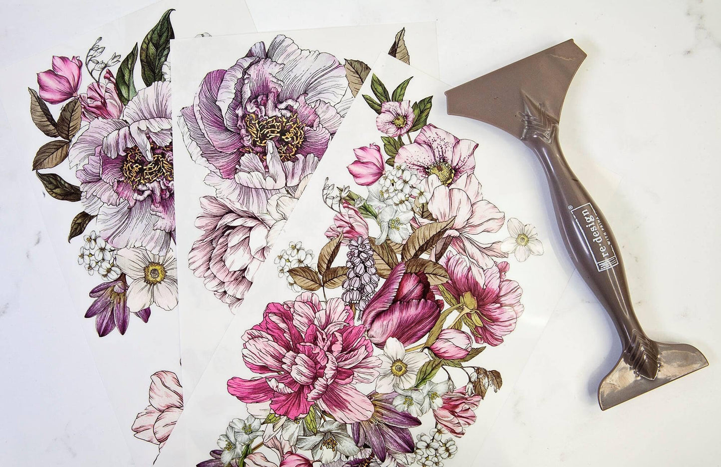 Mini Decor Transfers® - Dreamy Florals | 6"x12" | Redesign with Prima