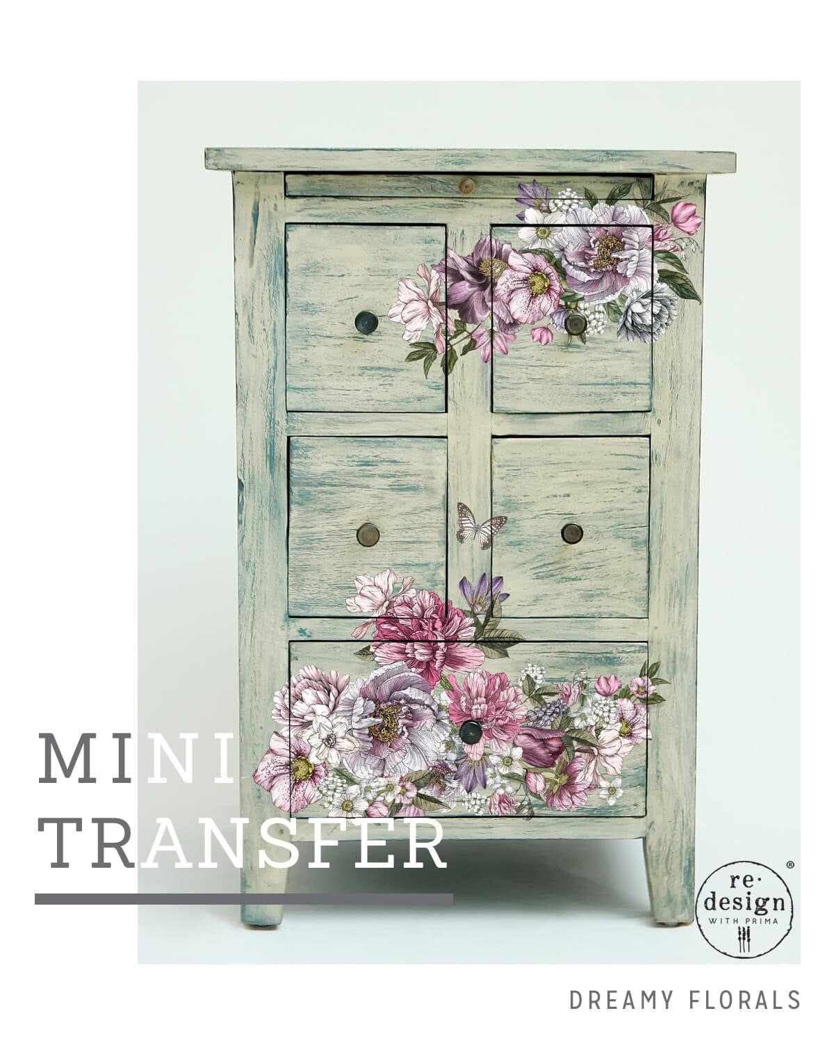 Mini Decor Transfers® - Dreamy Florals | 6"x12" | Redesign with Prima