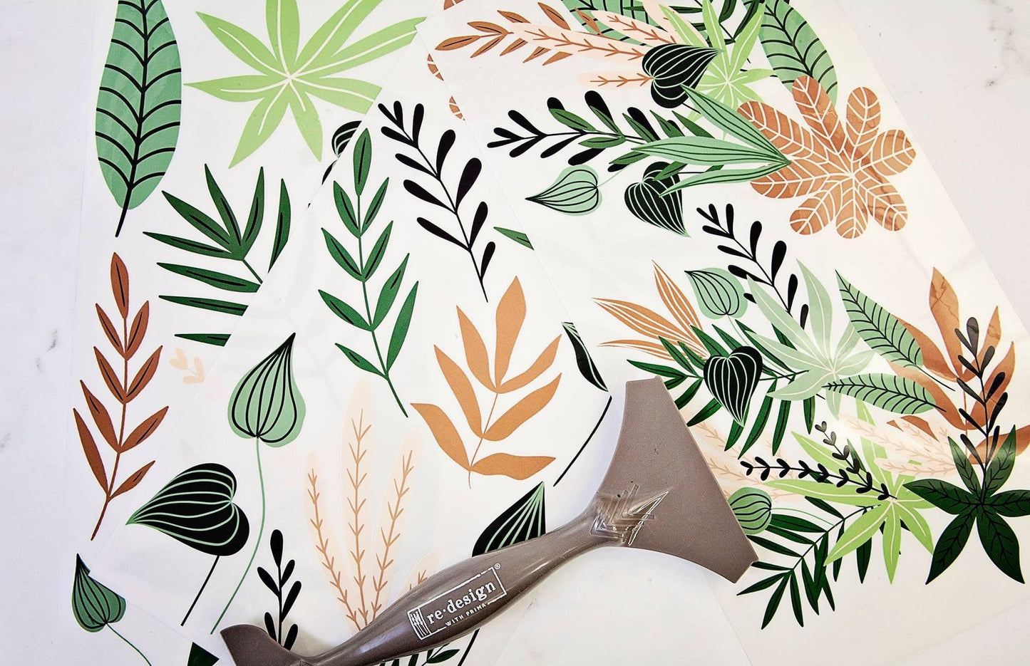 Mini Decor Transfers® - Greenery House | 6"x12"-3 sheets | Redesign with Prima