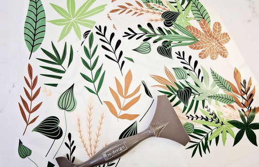 Mini Decor Transfers® - Greenery House | 6"x12"-3 sheets | Redesign with Prima