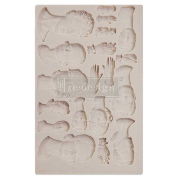Decor Mould® - Fashion Icons | Finnabair | 5”x8”x8mm | Redesign with Prima