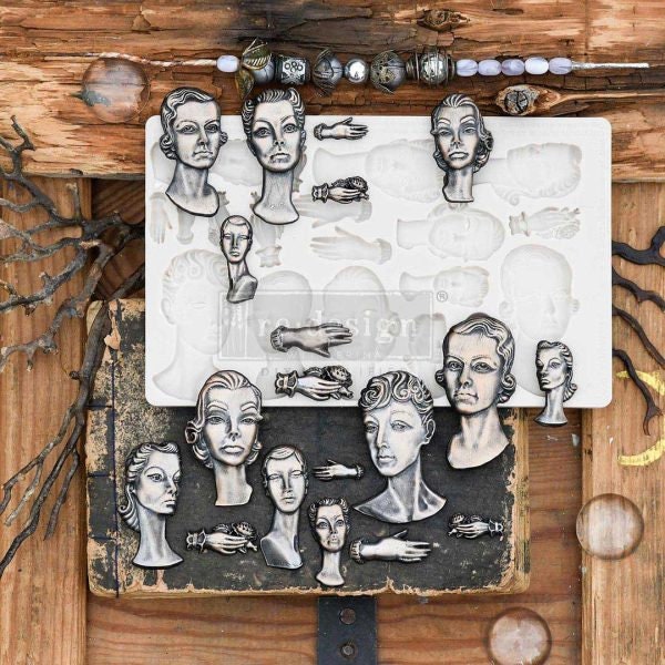 Decor Mould® - Fashion Icons | Finnabair | 5”x8”x8mm | Redesign with Prima