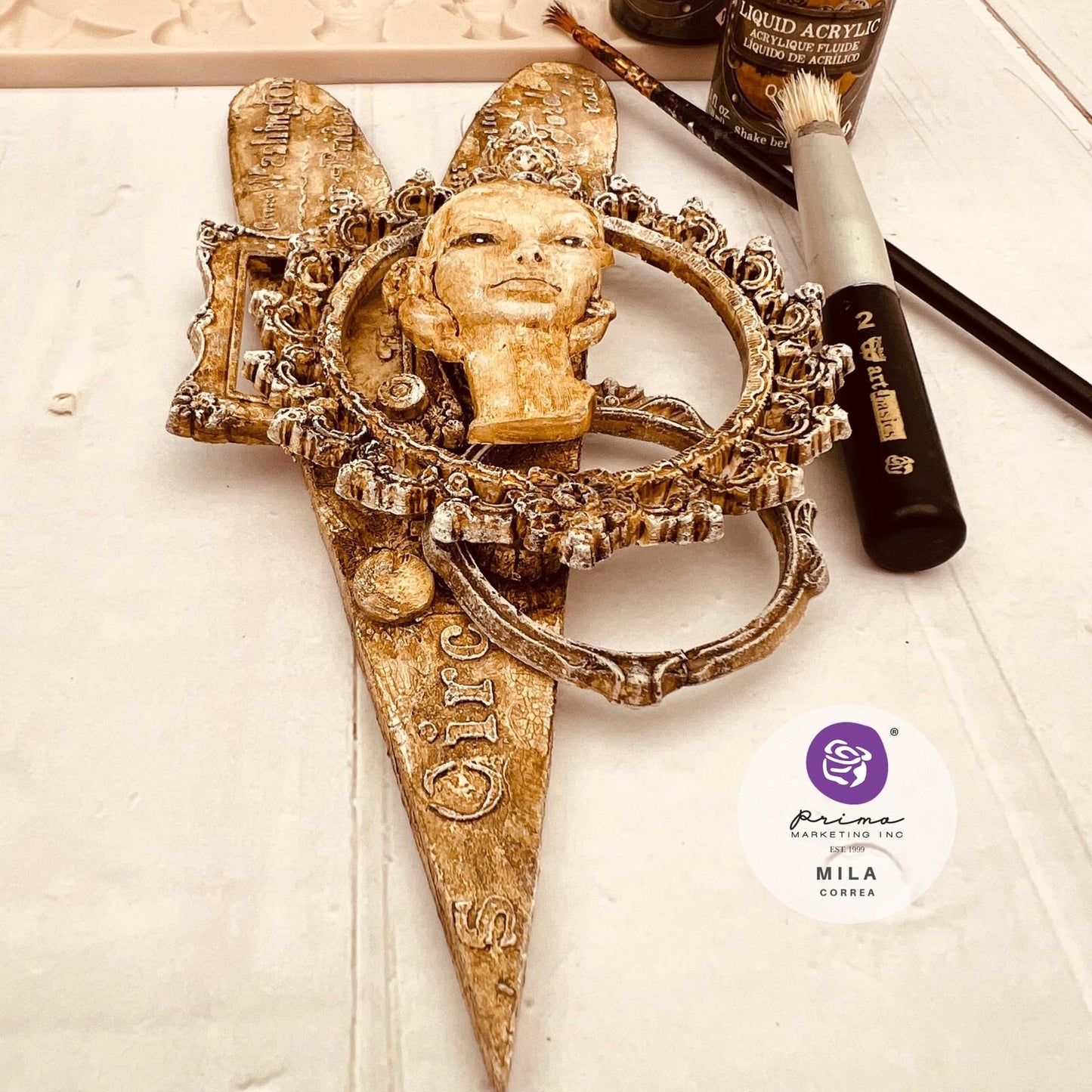Decor Mould® - Fashion Icons | Finnabair | 5”x8”x8mm | Redesign with Prima