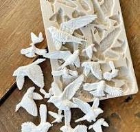 Decor Mould® - Flocking Birds | Finnabair | 5”x8” | Redesign with Prima