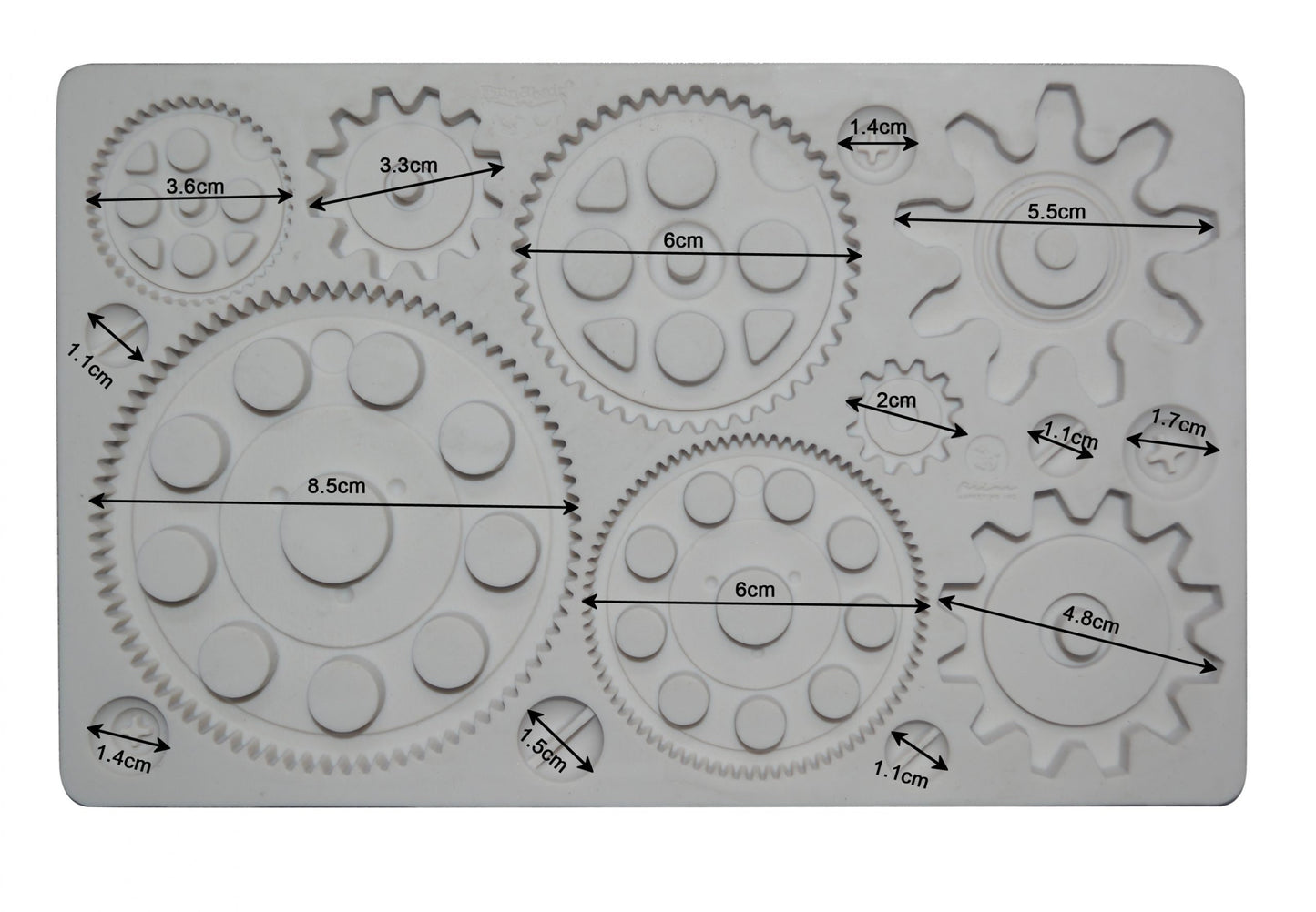 Decor Mould® - Machine Parts | Finnabair | 5”x8”x8mm | Redesign with Prima
