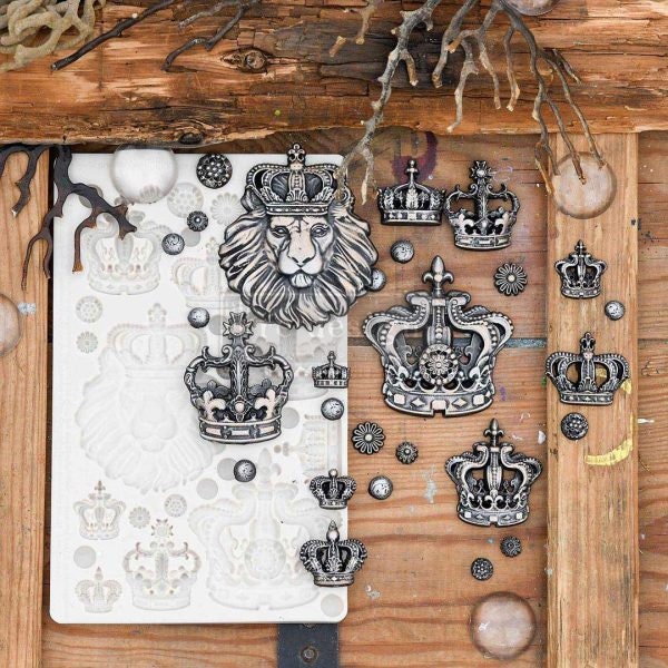 Decor Mould® - Regalia Decor | Finnabair | Measures 5”x8”x8mm | Redesign with Prima
