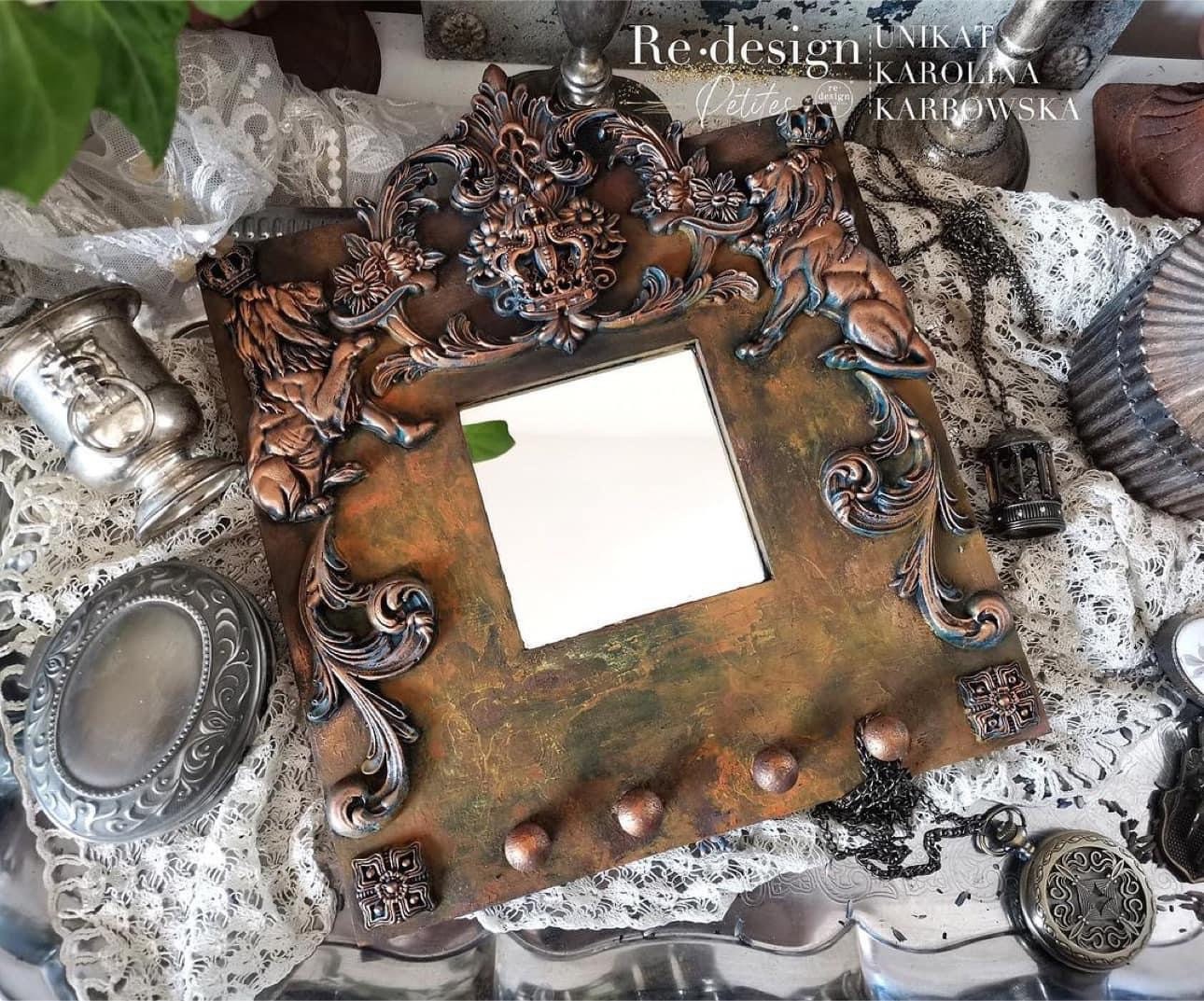 Decor Mould® - Regal Lion | Finnabair | 5”x8”x8mm | Redesign with Prima
