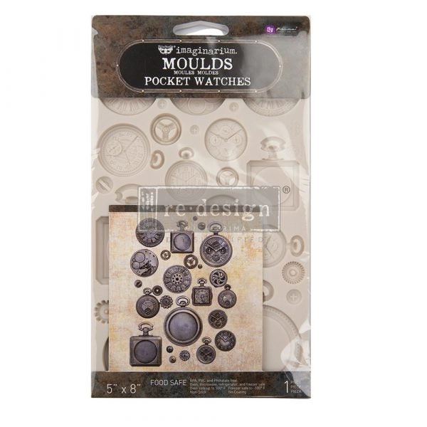 Decor Mould® - Pocket Watches | Finnabair | 5”x8”x8mm | Redesign with Prima