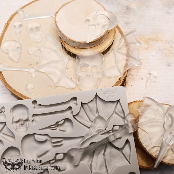 Decor Mould® - Wings and Bones | Finnabair | Measures 5”x8”x8mm | Redesign with Prima