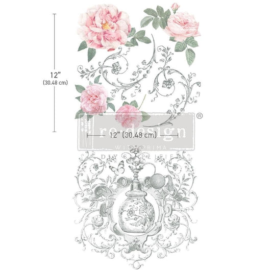 Maxi Decor Transfer® - Odeur De Rose | 12”x12” | Redesign with Prima